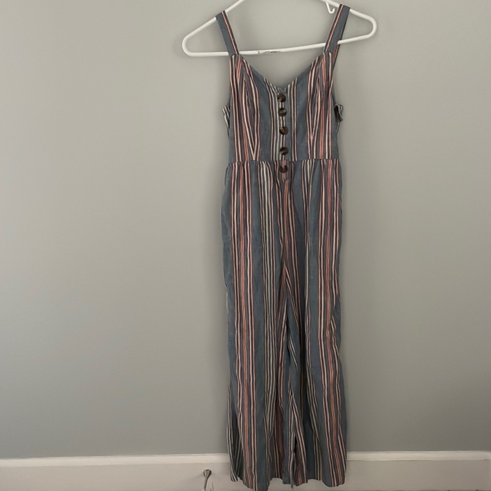 American Eagle Striped JumpSuit